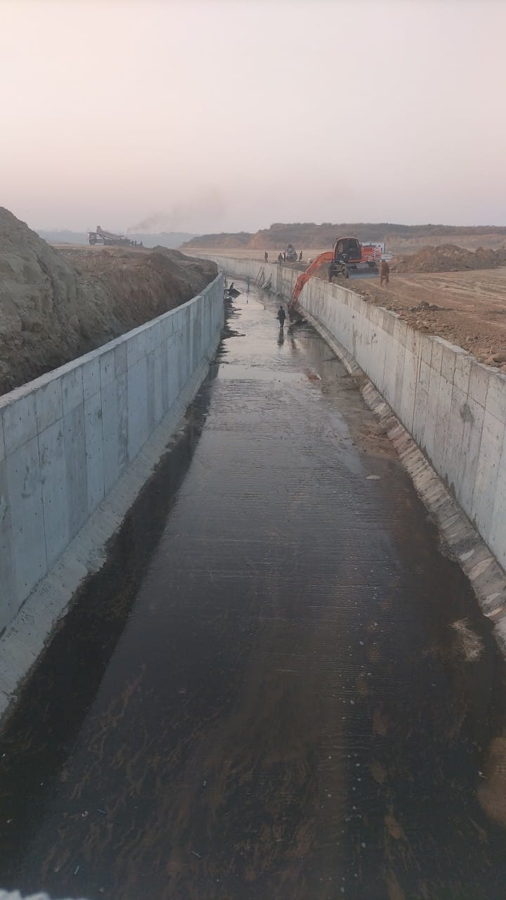 Construction of Main Drain, DHA Phase III